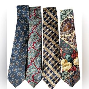 Bundle of Vintage Silk Ties from various brands